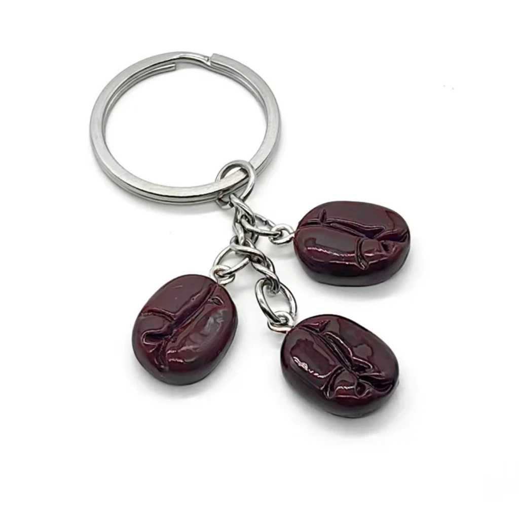 Porte-clés 3 grains de café